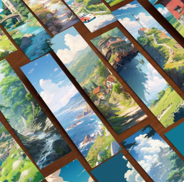30Pcs Hayao Miyazaki Manga Style Bookmarks Art Paper Creative Decoration Reading Page Marker Student Gift